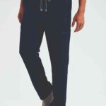 Stretch-Cargohose für Herren in Dunkelblau – ideal für medizinisches Personal oder Pflegeberufe